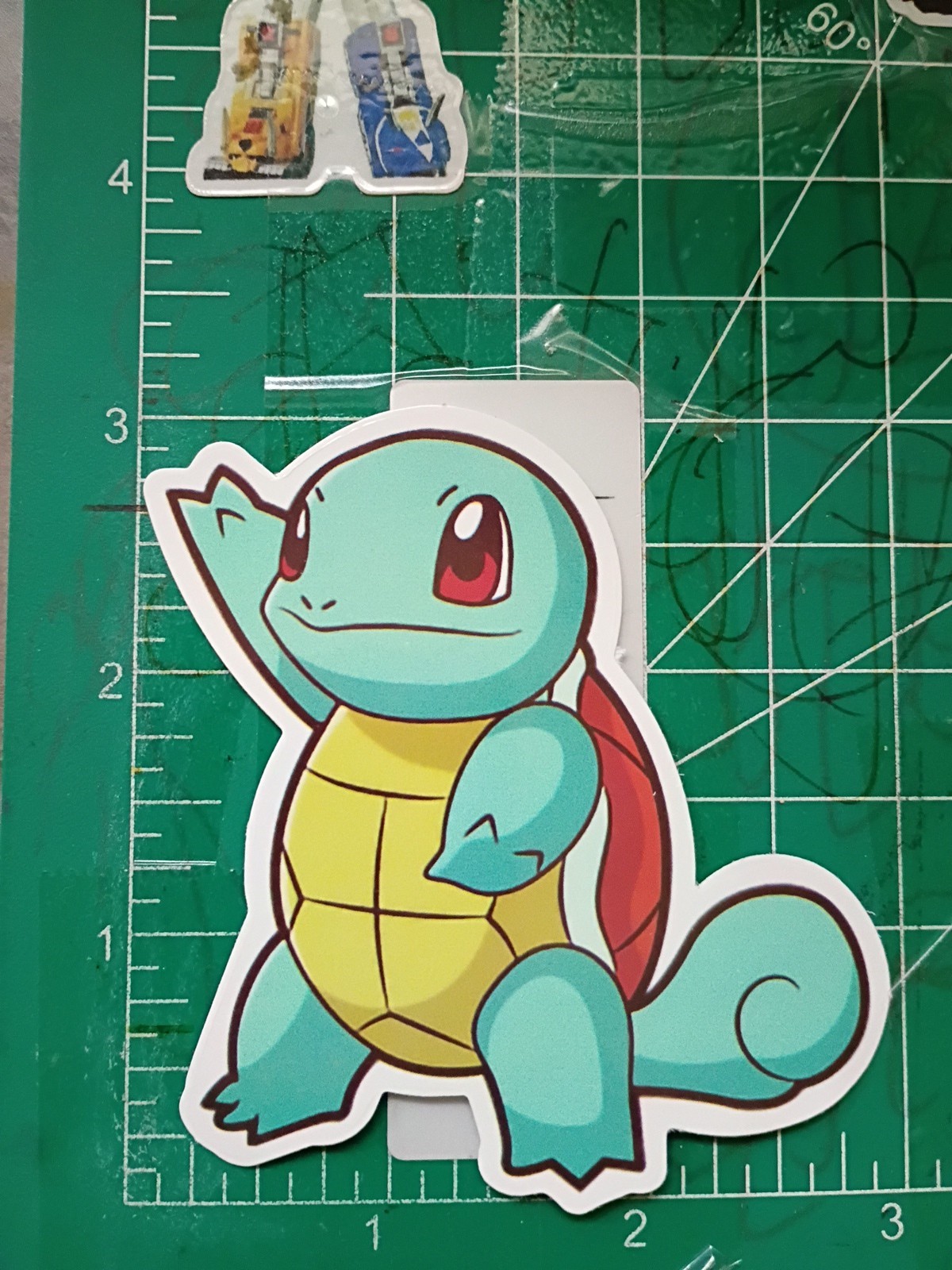 POKEMON STICKER X SQUIRTLE 3X3 INCHES STICKER X VYNIL DIE CUT STICKER HIGH GLOSS