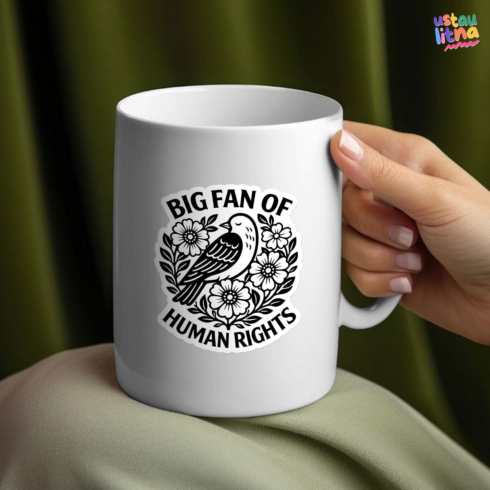 (3Pcs) Big Fan of Human Rights Stickers Immigrants Human Rights | Waterproof …