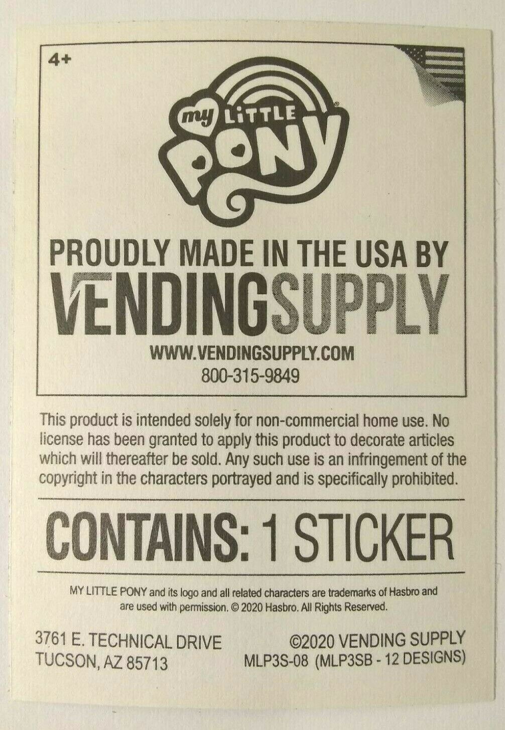 My Little Pony Officially Licensed Sticker Decal Cute Retro Kawaii 80's 90's