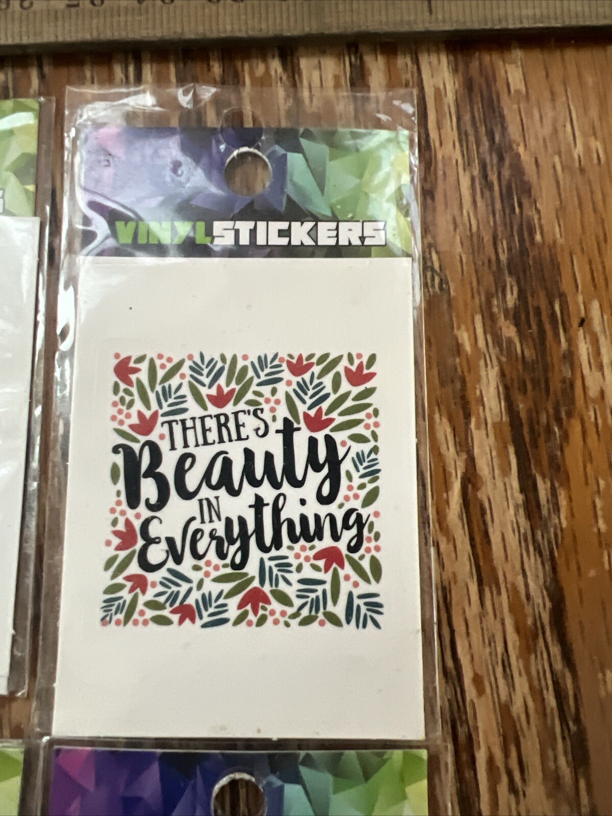 Vinyl Sticker Decal 2 Inch Lot Of 4 Brand New Enjoy The Little Things-Beauty In