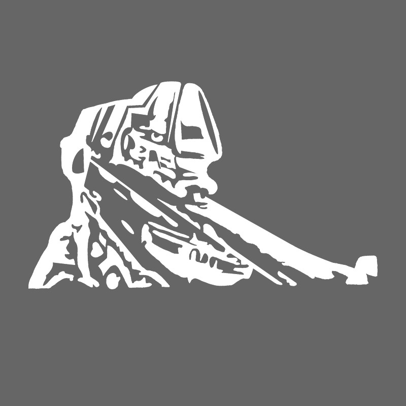 Halo Game AR Assault Rifle Decal Vinyl Sticker