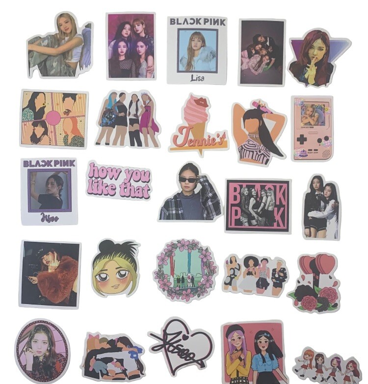 K-pop Black Pink Waterproof Sticker Set Of 50