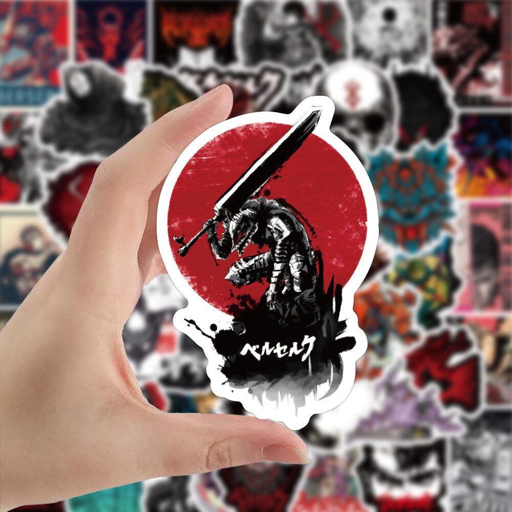 100Pcs Berserk Game Sticker for Kids Teens Girls Scrapbooking Water Bottles