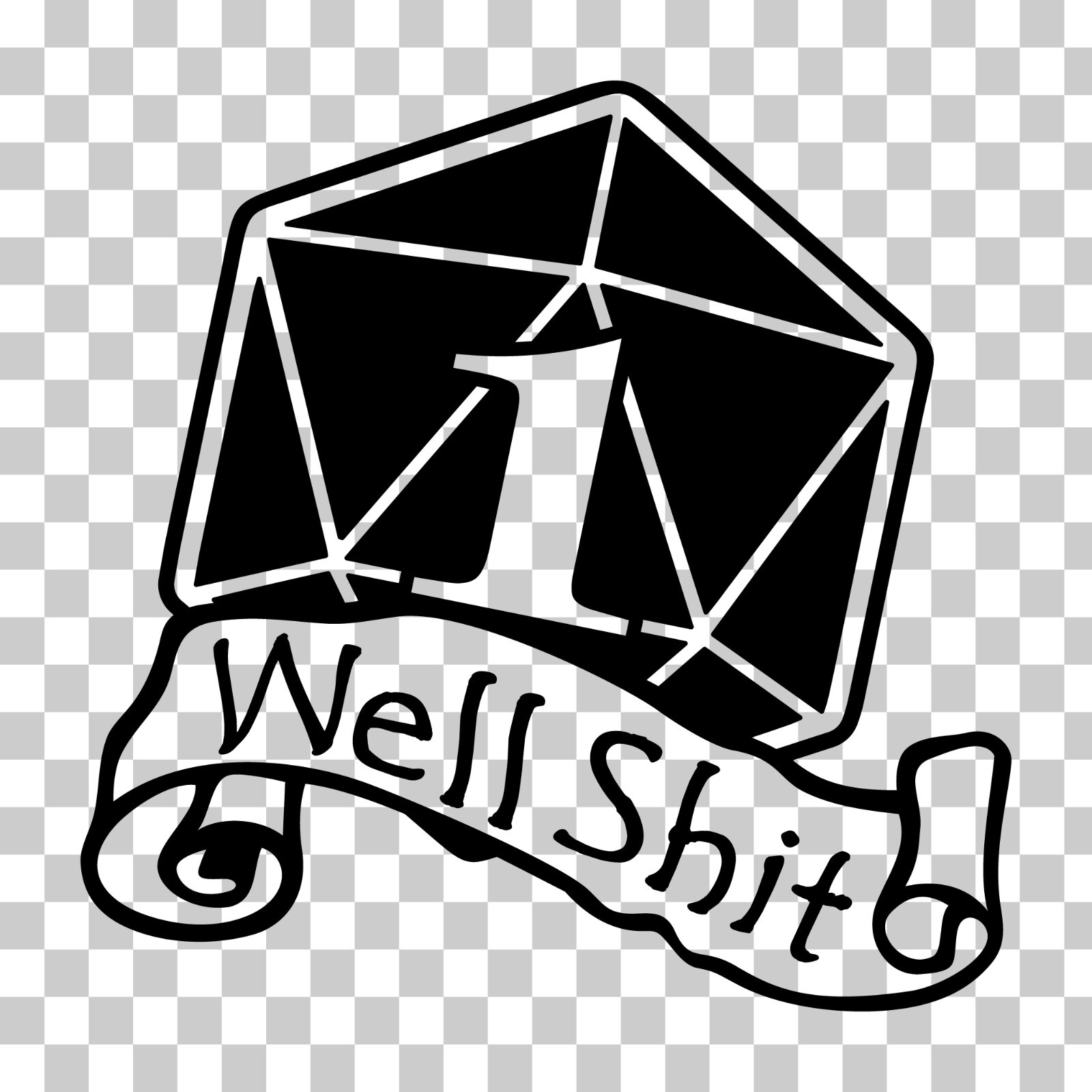 Natural One Well Sh*t Custom Vinyl Sticker / Decal Nat 1, RPG, TTRPG, Crit, Fail