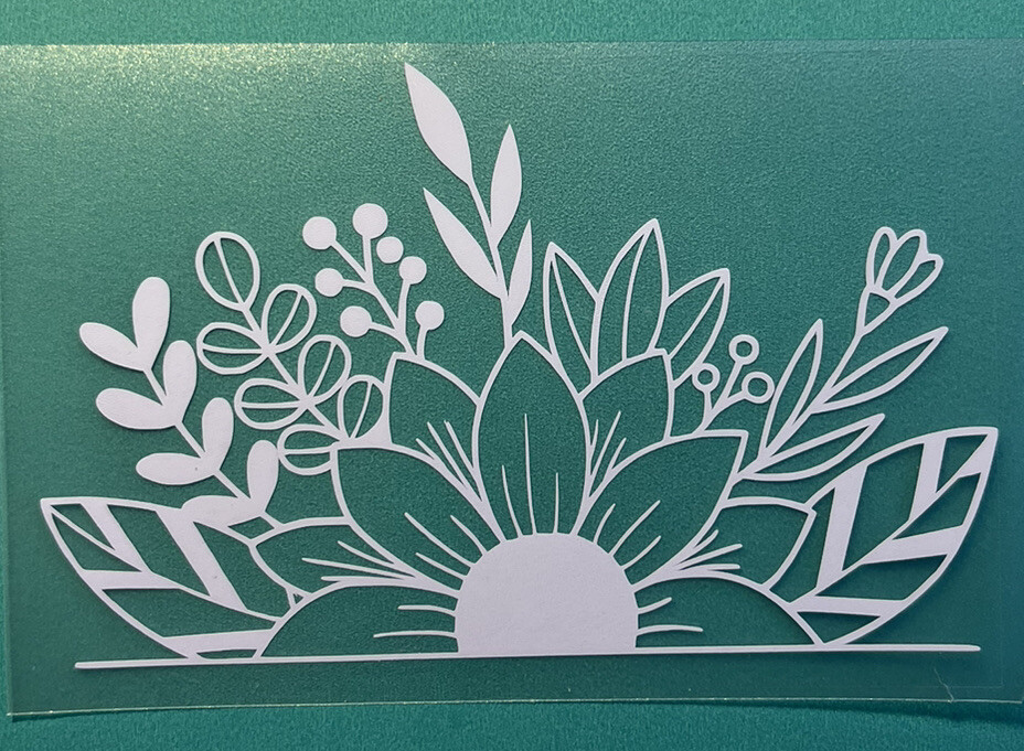 1x Piece Stanley Tumbler Flower Accessories 40oz 30oz Vinyl Sticker Decal