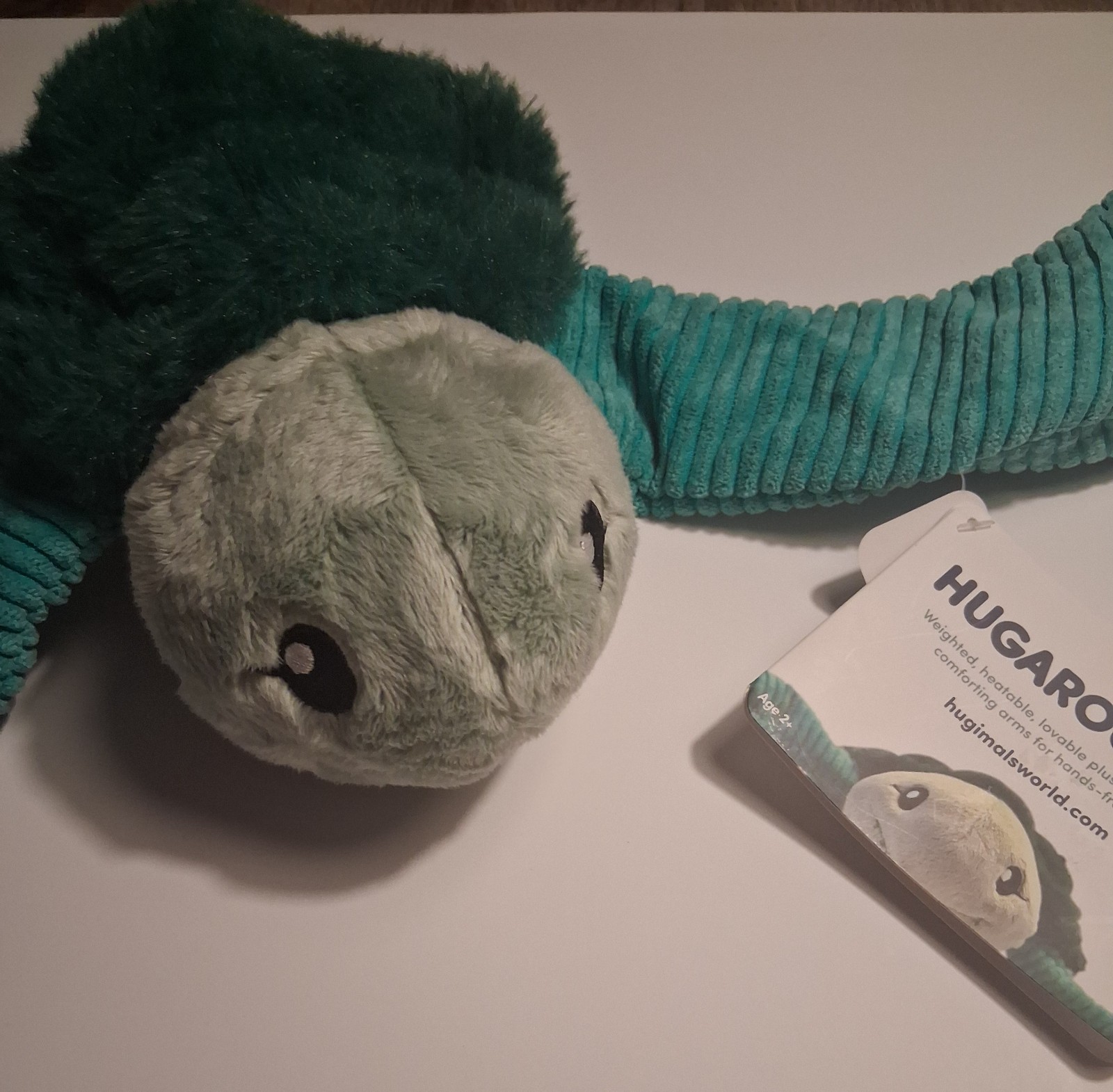 HUGIMALS Hugarounds Sidney The Sea Turtle 2.5 lb Microwaveable & Freezable Weigh