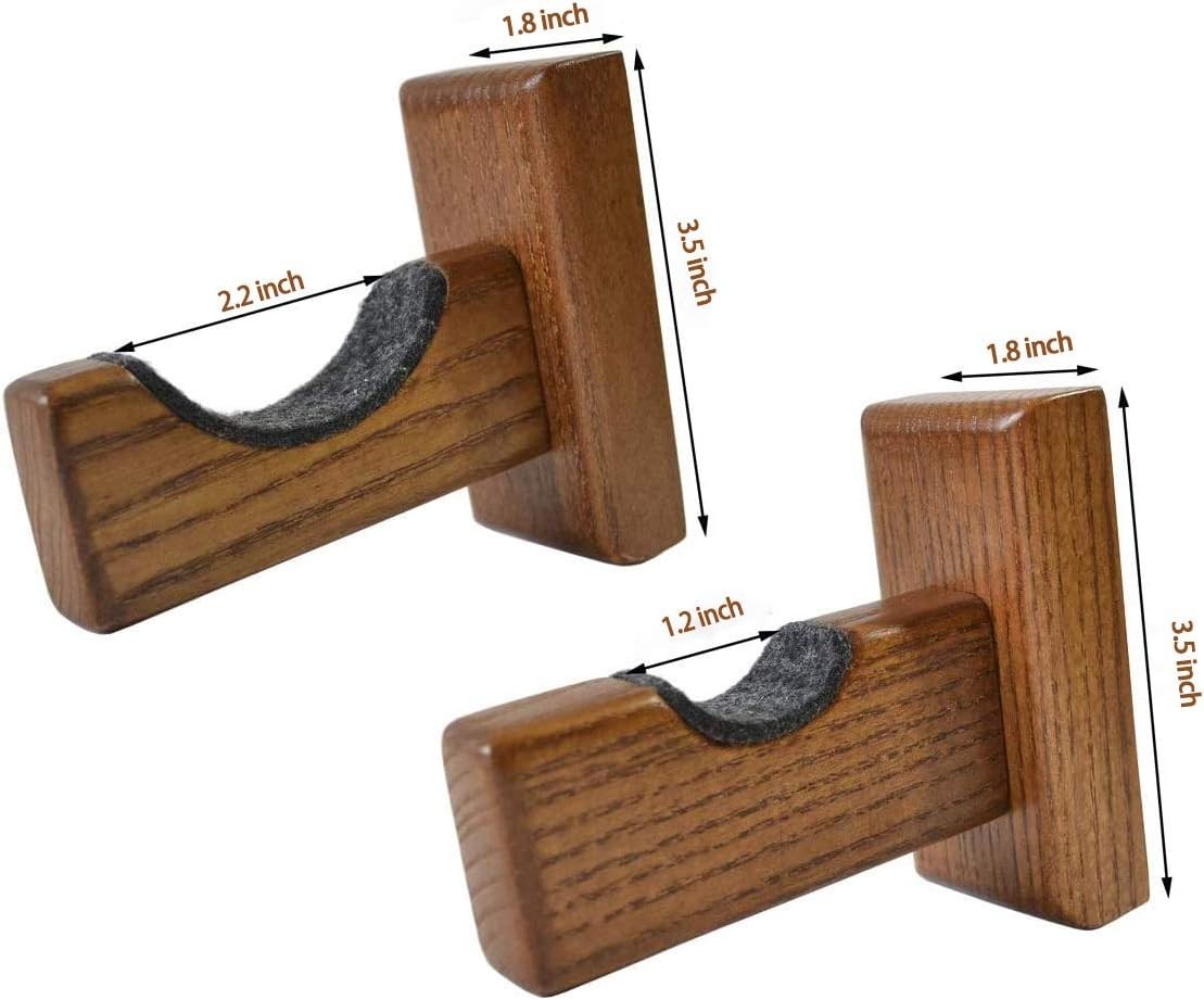Baseball Bat Display Case, Wall Mount Bat Holder Hanger, Solid Ash Tree Handm…