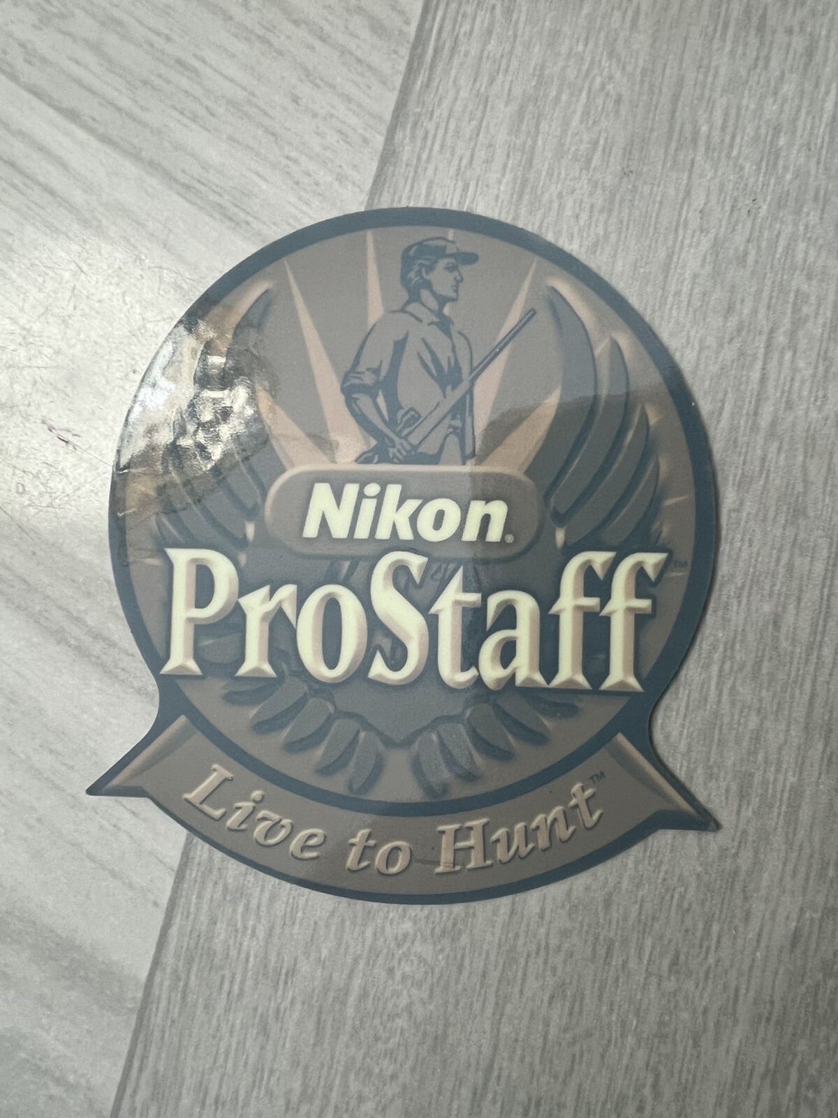 New Nikon Prostaff “Live To Hunt” Window Sticker Decal Appx 3×3