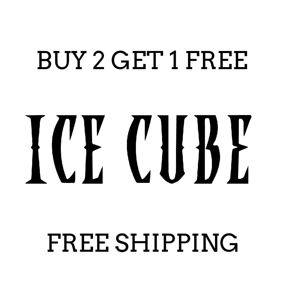 ICE CUBE Vinyl Die Cut Car Decal – FREE SHIPPING