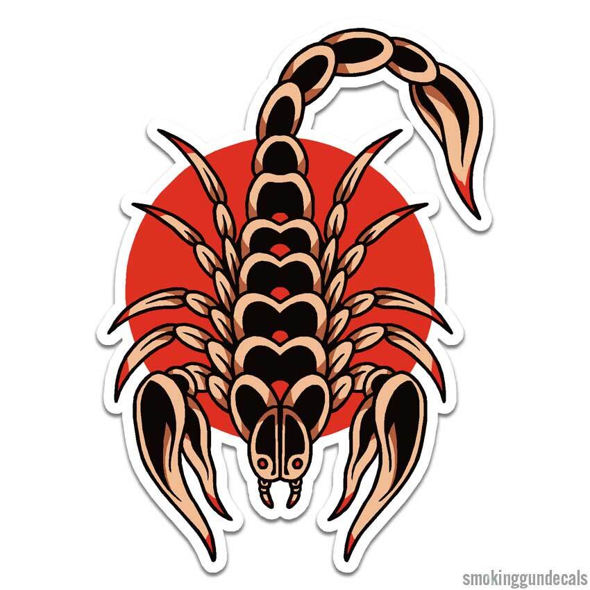 Scorpion, Vinyl Decal Sticker, Indoor Outdoor, 3 Sizes, #12633