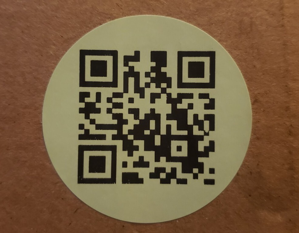 25 Green Rick Roll Joke Video QR Code Labels/Stickers