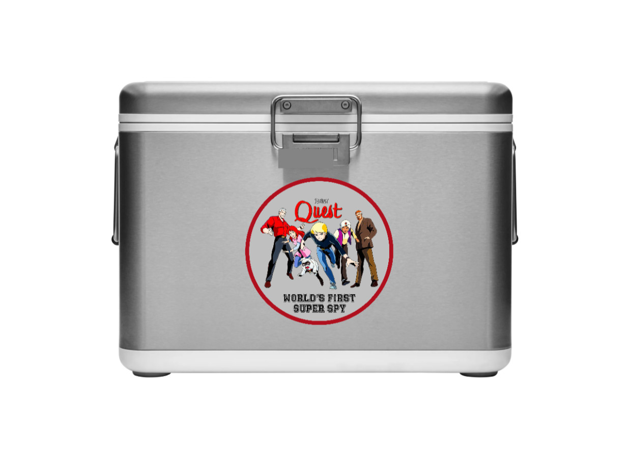 Cartoons – Jonny Quest "Super Spy" – 4" Vinyl Decal Vehicle Laptop Cooler Decor