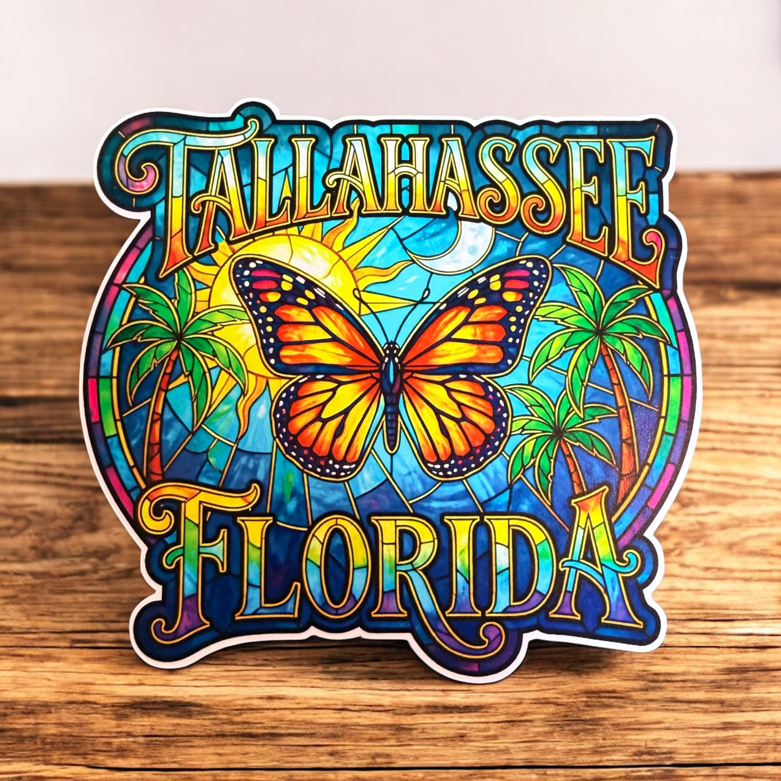 Tallahassee Florida Sticker Souvenir Travel Decal Vacation Gift Made in USA