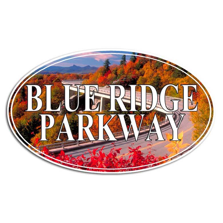 Blue Ridge Parkway Sticker Appalachian Mountains Camping Camper Decal