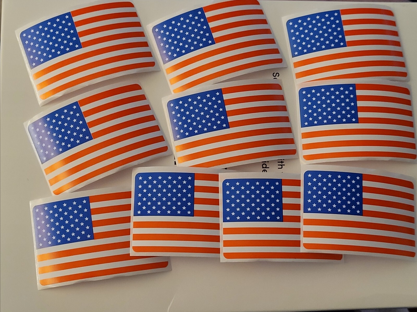 20 PCS United States Of America Flag Patriotic U.S.A. Stickers BRAND NEW
