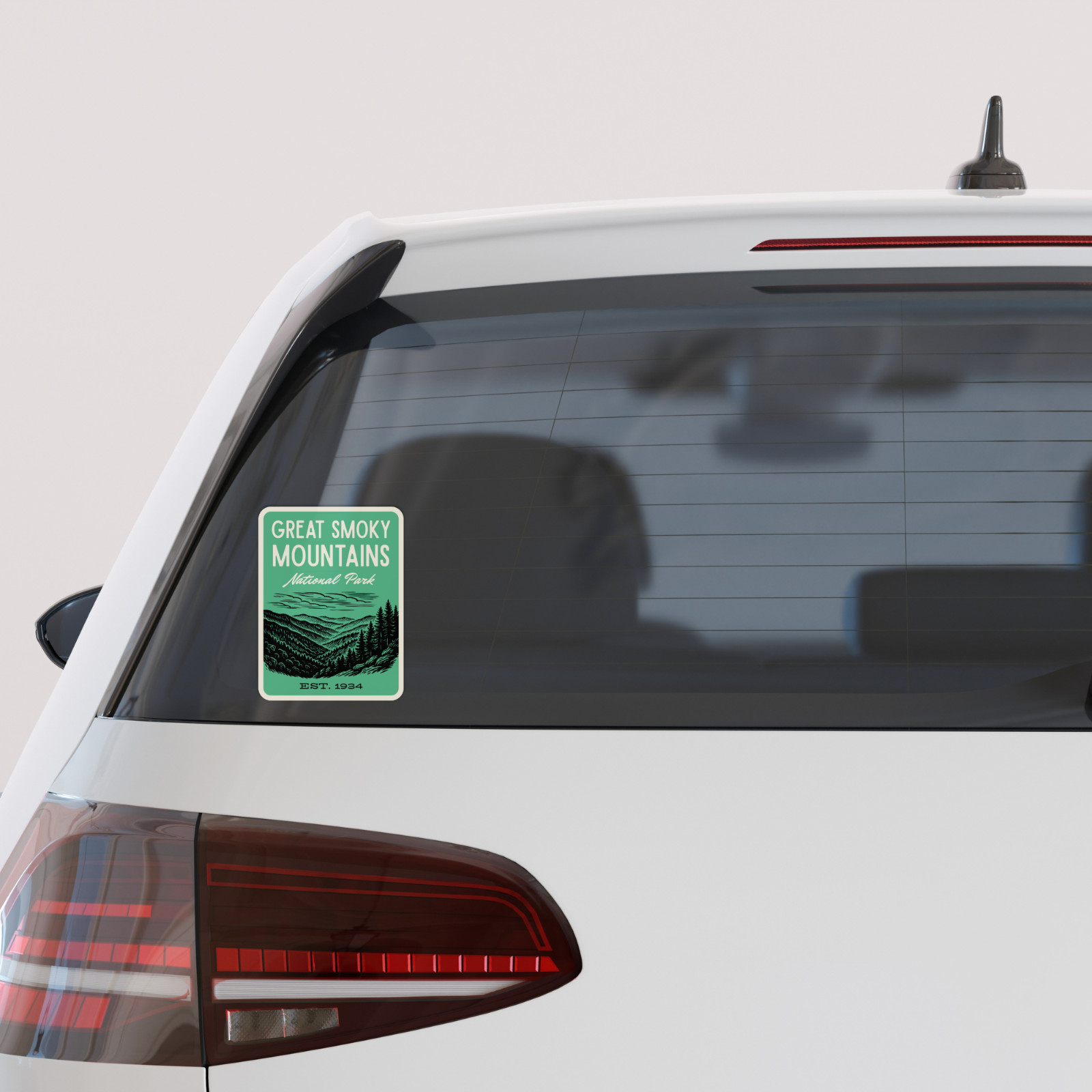 Great Smoky Mountains National Park Sticker – Retro 1960s Style Decal