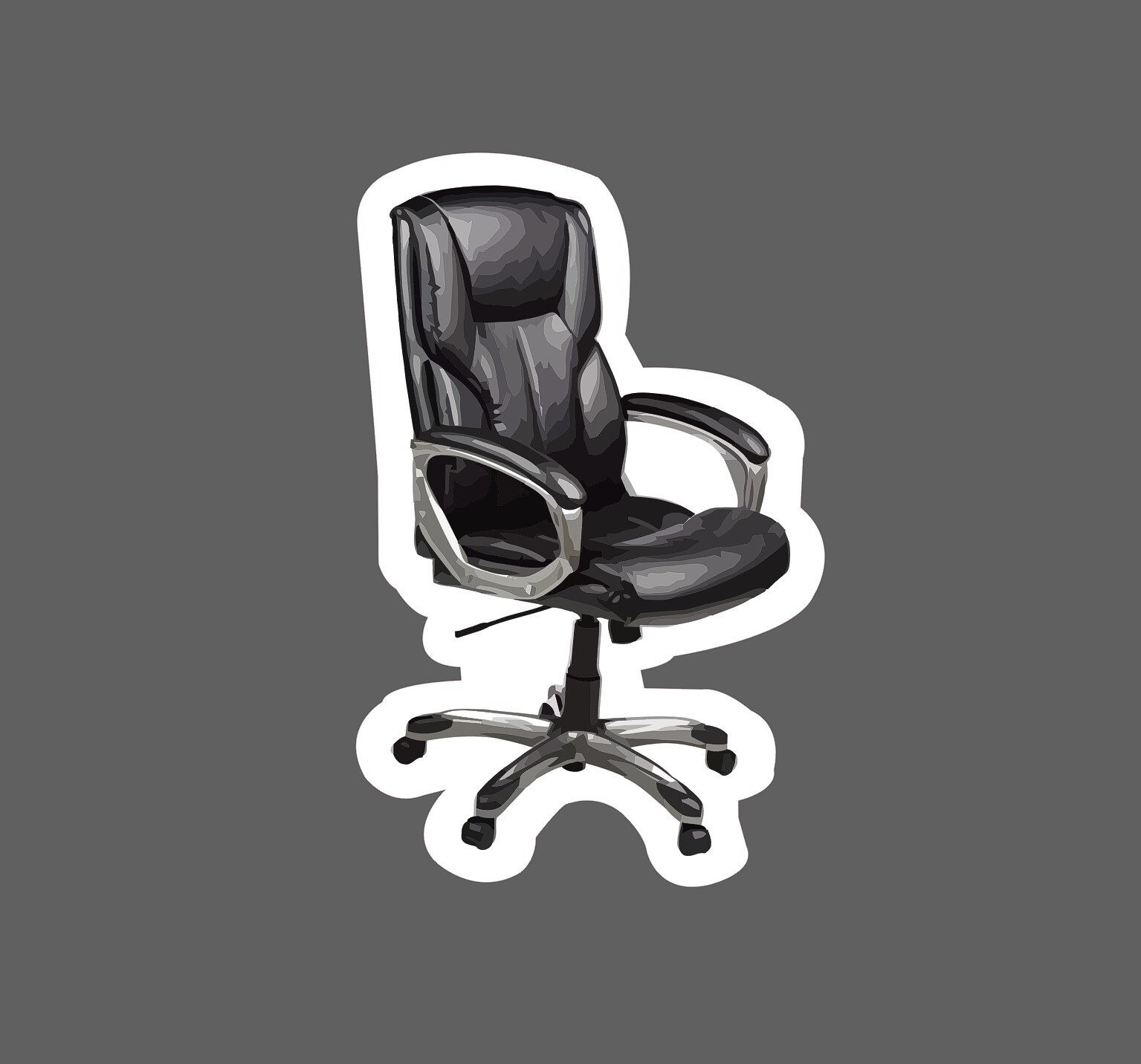 Office Chair Sticker Work Study Waterproof – Buy Any 4 For $1.75 Each Storewide!