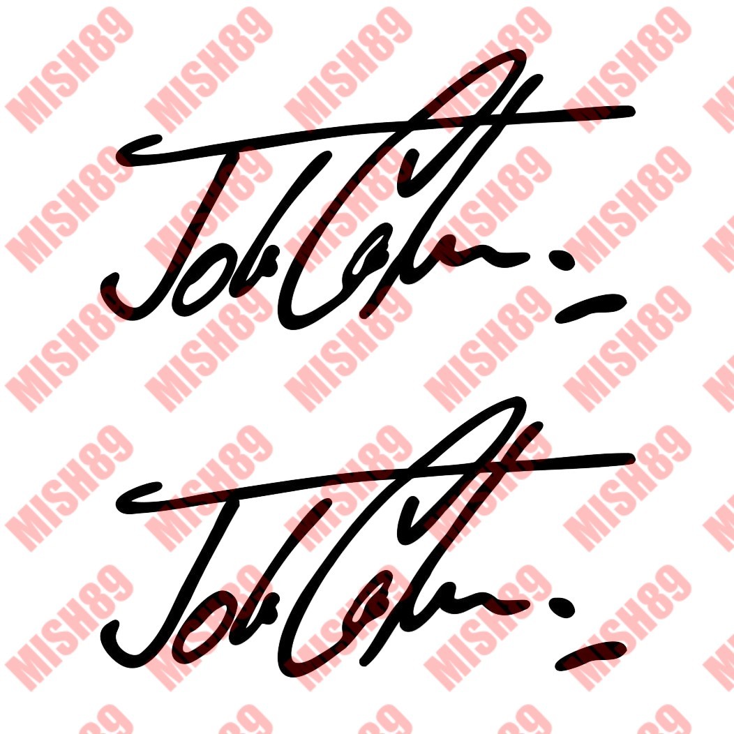 Mini Cooper Decal John Cooper Die Cut Vinyl Sticker John Cooper Autograph
