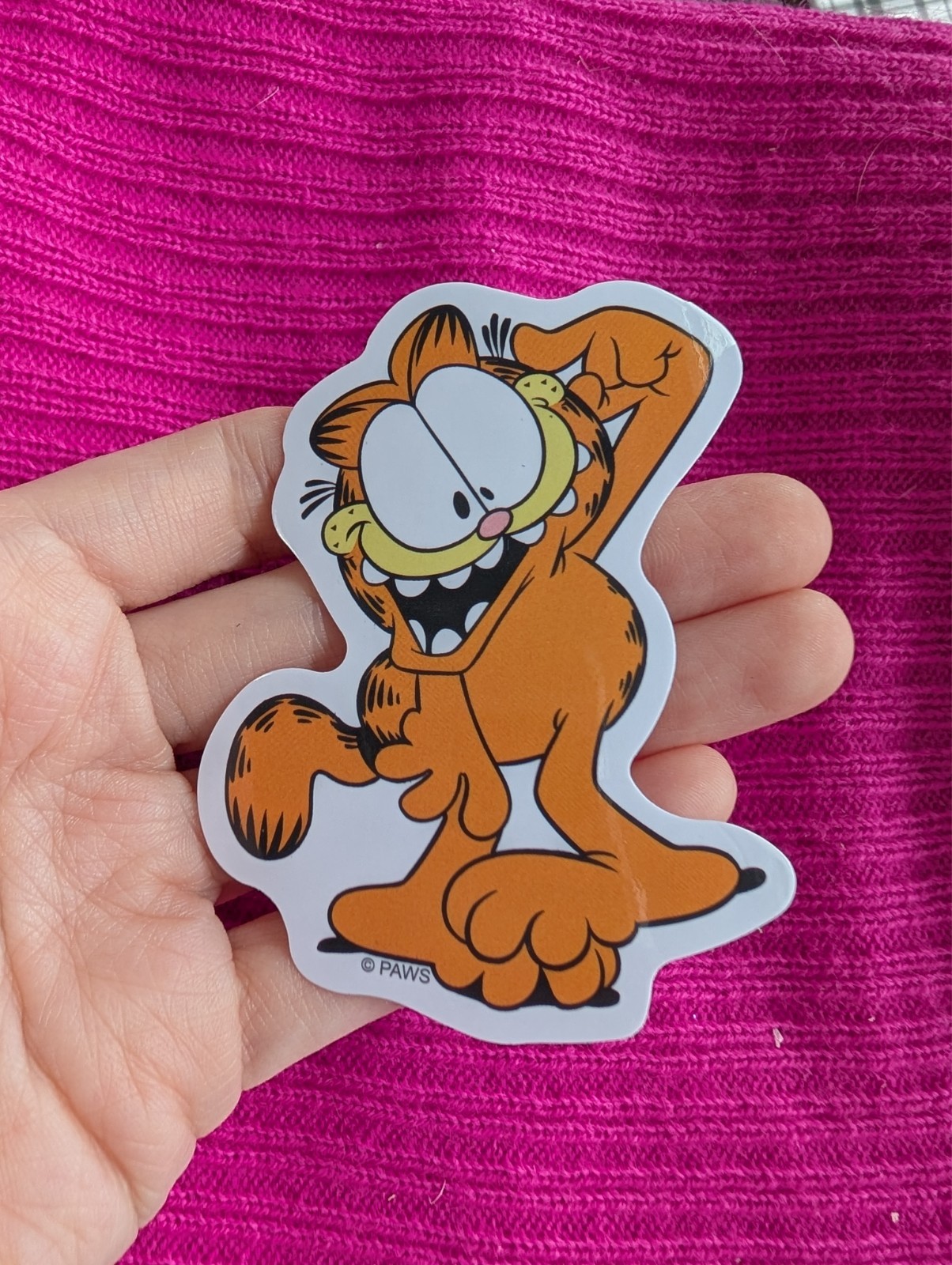 STICKER, Garfield, Sassy cat, Odis, Cartoon