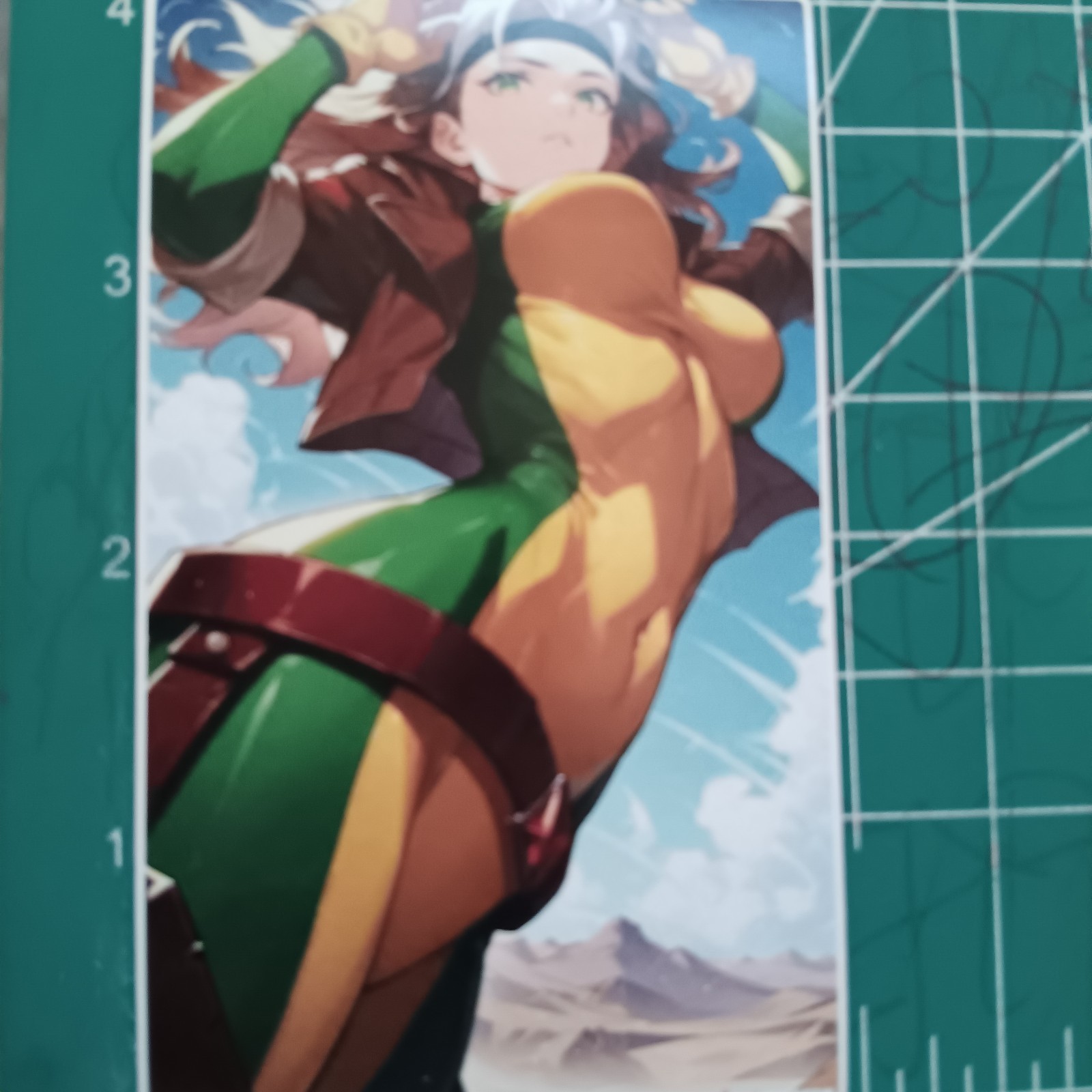 X-MEN'S ROGUE VYNIL HIGH-GLOSS STICKER X 4 INCH STICKER X MARVELS X-MEN X ROGUEX