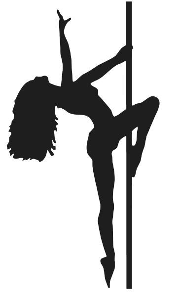 POLE DANCER STICKER SEXY STRIPPER WOMEN TRUCK CAR WINDOW CHOOSE COLOR