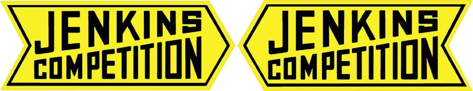 Jenkin Competition Yellow Pair Decal