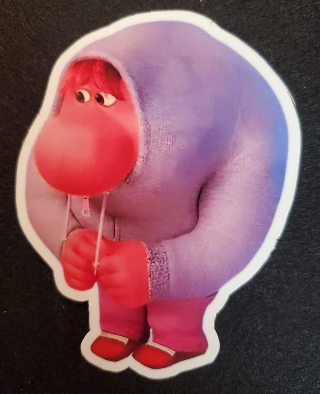 Inside Out Sticker-Embarrassment water resistant color sticker, white outline