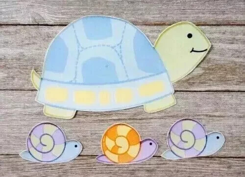 turtle snail wall safe sticker 8.5 inch
