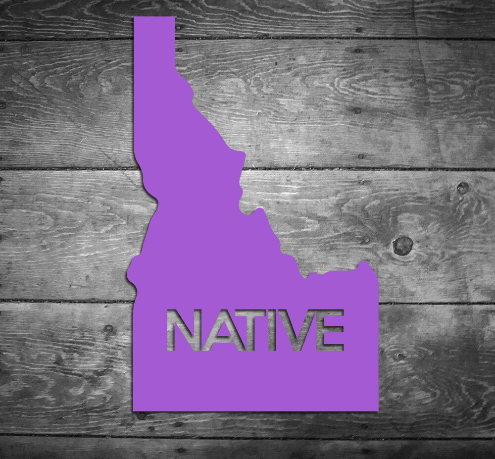 Idaho Native Vinyl Sticker Car Window Door Bumper Decal Pride Home ID