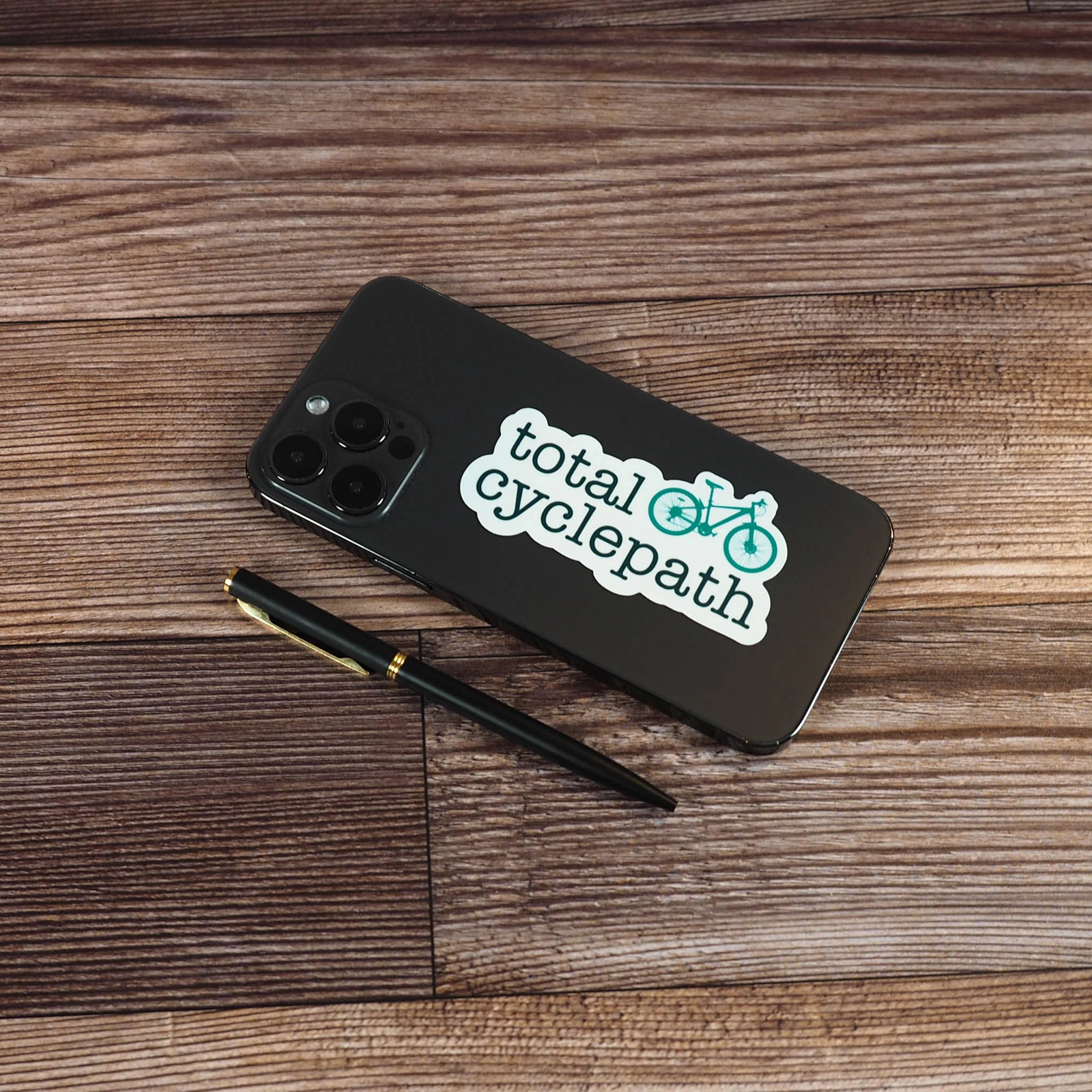 Total Cyclepath Biking Sticker – Bike Decal for Laptop & Water Bottle