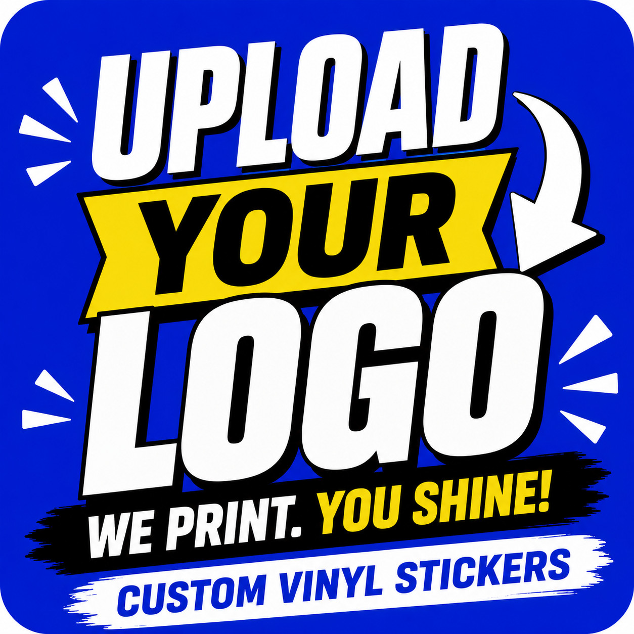 Personalized Die Cut Stickers Custom Vinyl Logo Printing Waterproof 2"-22"