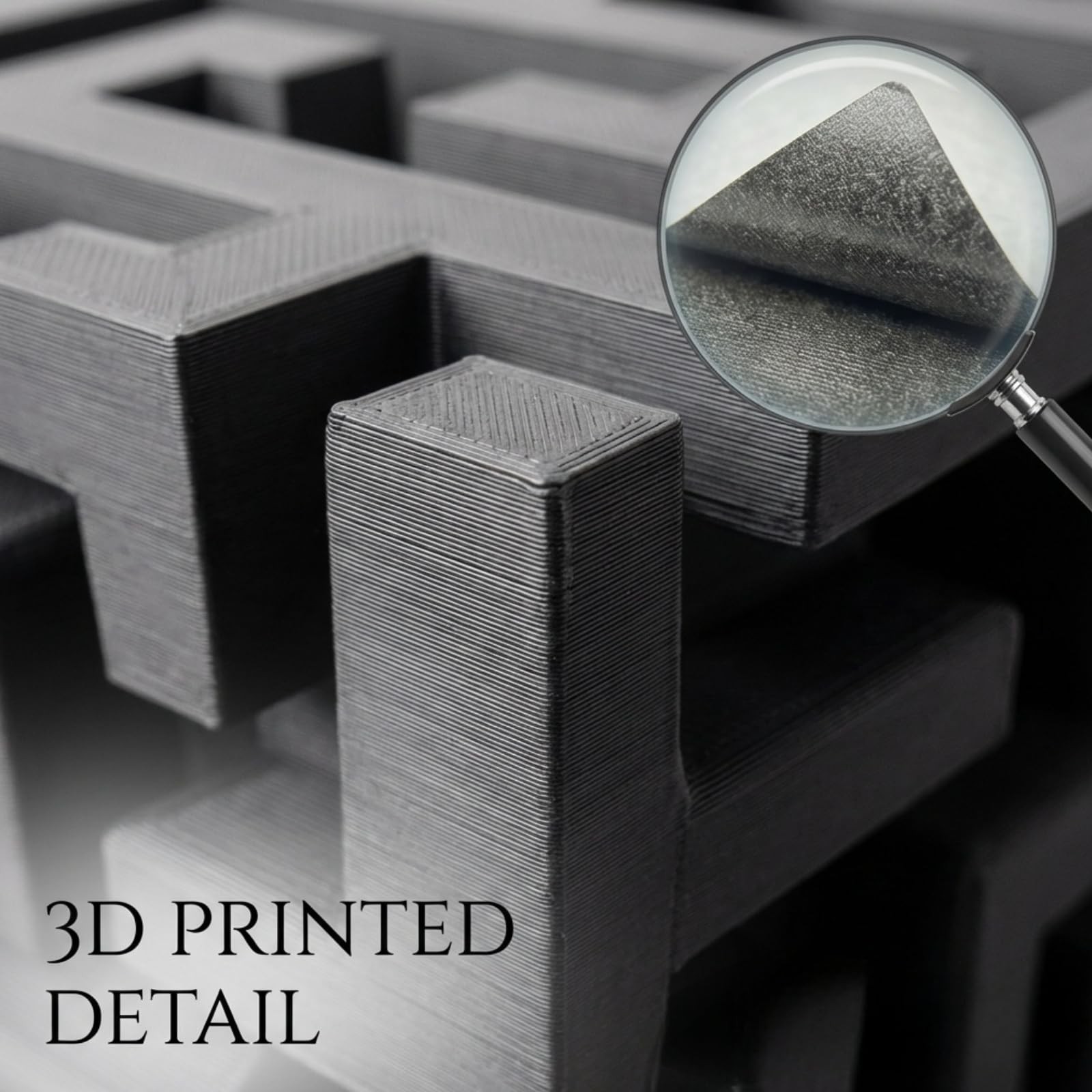 3PCS 3D Corner Wall Art Optical Illusion Decals – Peel and Stick Impossible C…