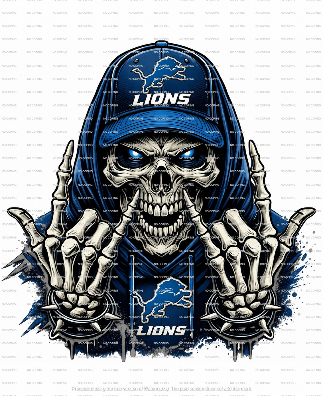 Detroit Lions Decal Sticker Car Truck Wall Mirror Phone Tumbler Bumper Window