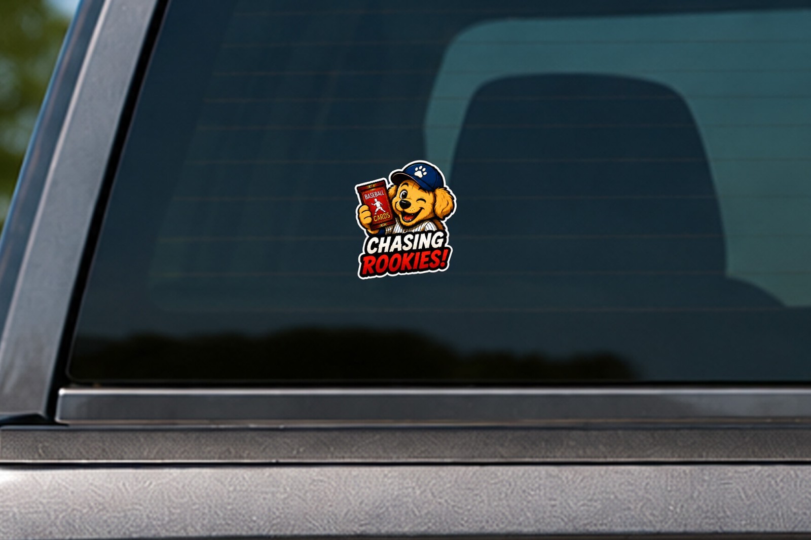 Pack Dog Decal Sticker Trading Card Pack Opening Sticker Car Window Bottle