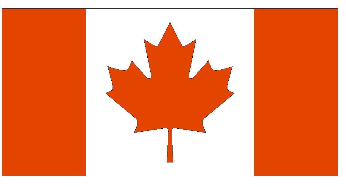 Canada Flag Sticker Decal F83