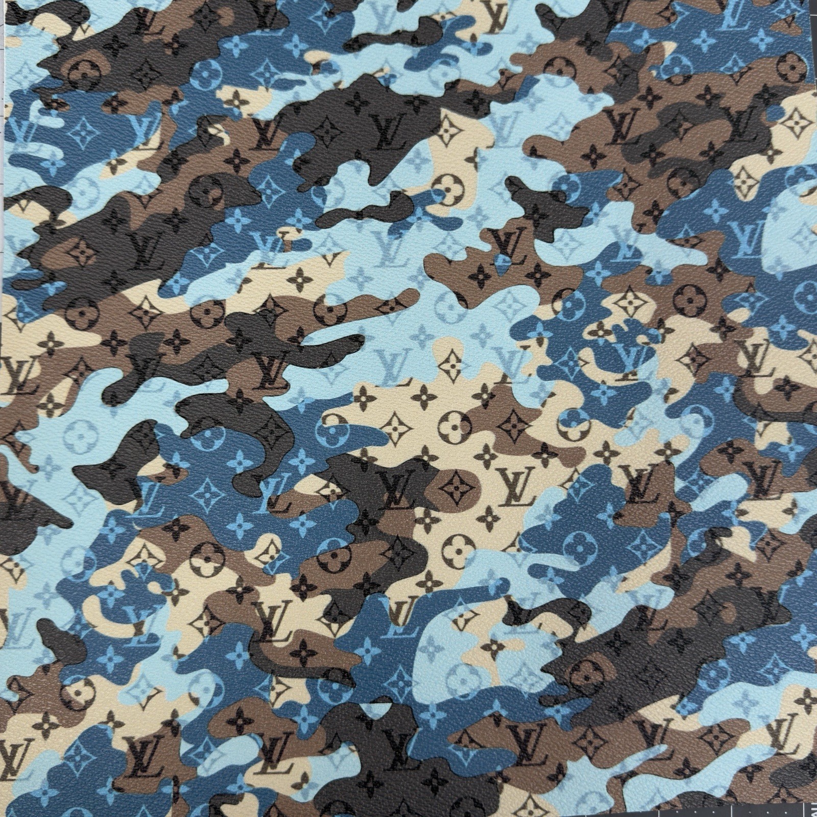 LV Camouflage Monogram Vinyl for Crafting Classic Size piece 12" X 12"