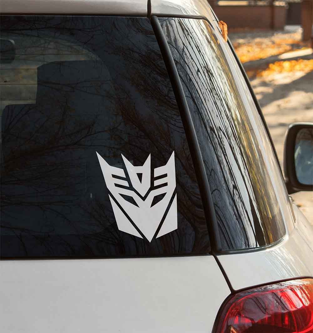 Decepticon Logo Decal – Transformers Cut Vinyl Sticker | Made in USA