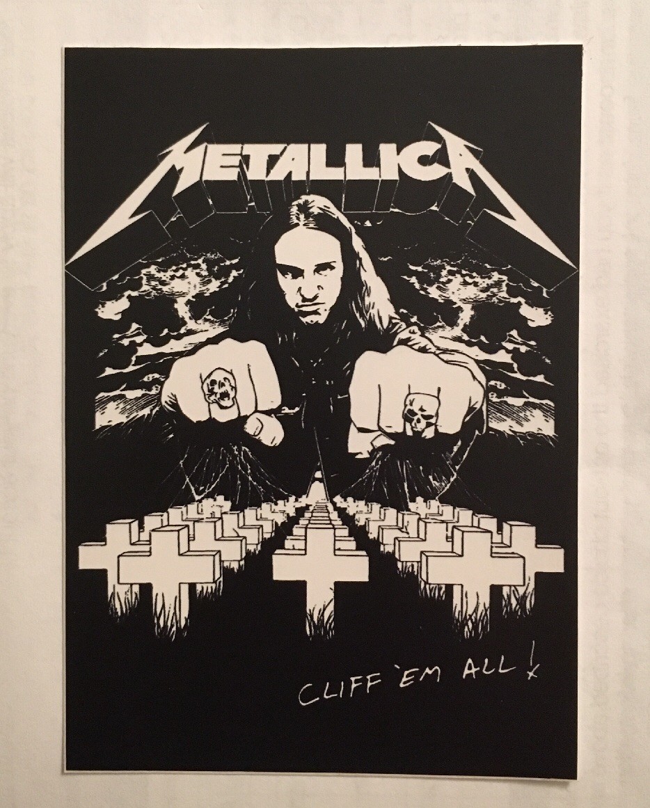 Metallica Sticker – Cliff Em All