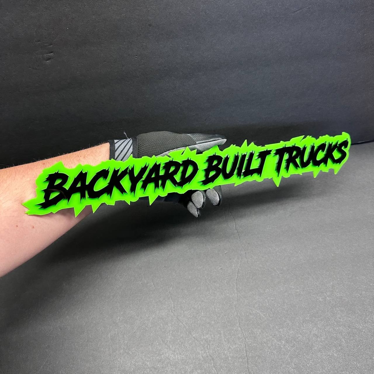 Custom Text Acrylic 3DEmblem Car Badge Multicolor Personalized Name