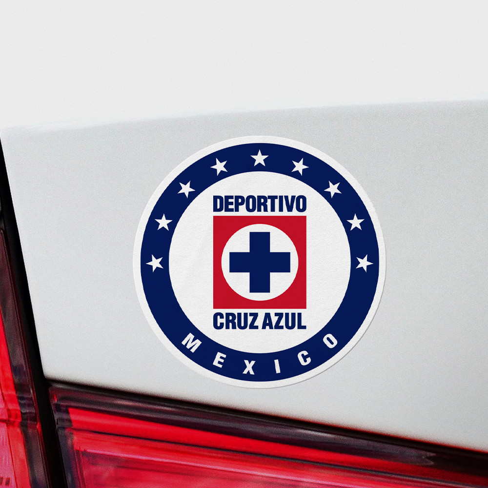 (4 Pack) Cruz Azul Mexico Vinyl Sticker Decal Calcomania Soccer Futbol Maquina