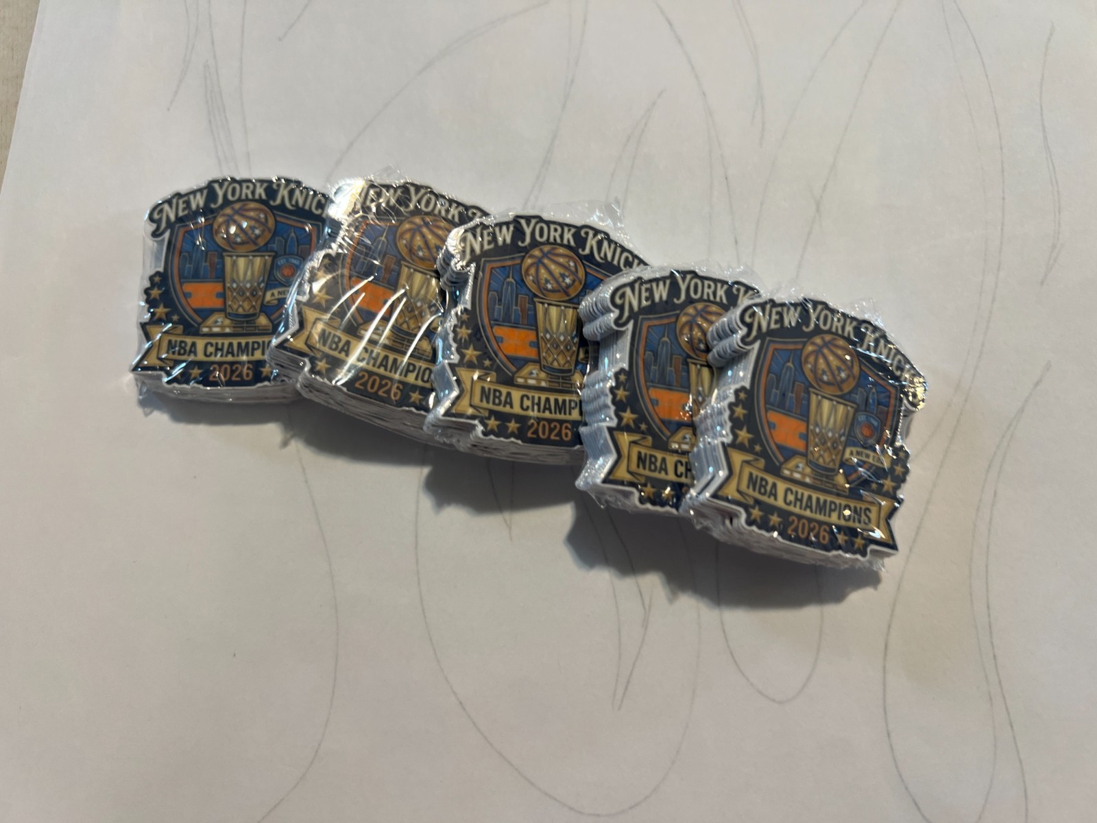 NEW YORK KNICKS STICKERS 2026 NBA Champions NYK Waterproof Vinyl NEW