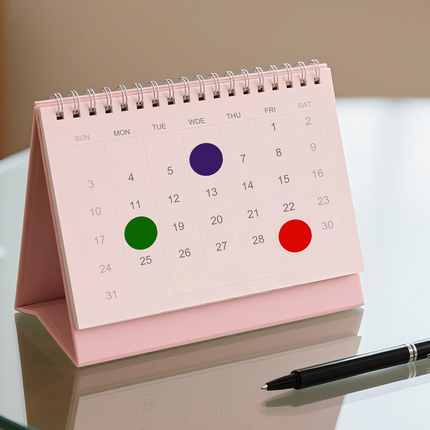 10 Colors round Stickers 1 Inch Vinyl Dot Stickers Self-Adhesive Removable Color