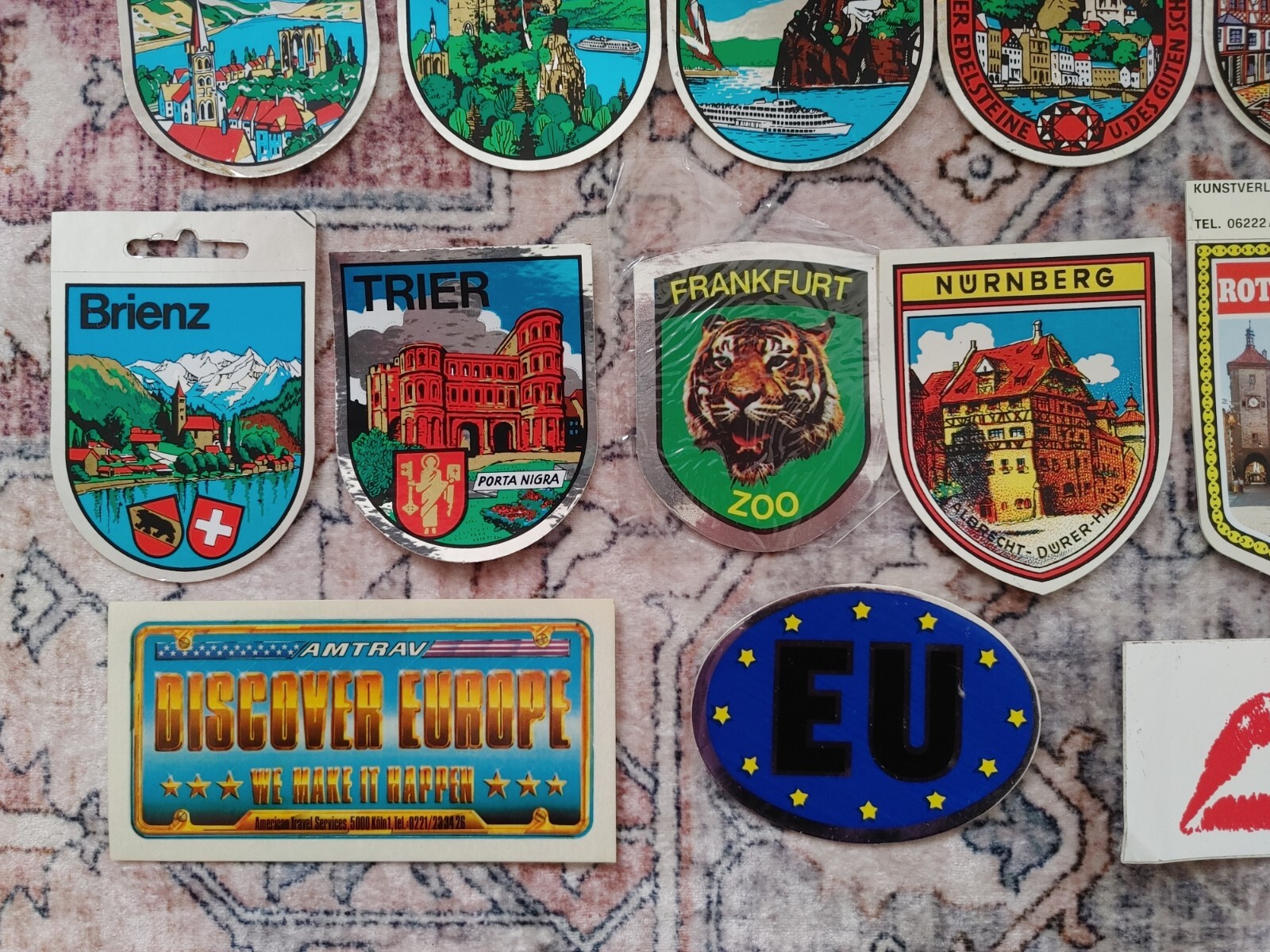YOUR CHOICE – Vintage Europe Germany France International Travel Stickers