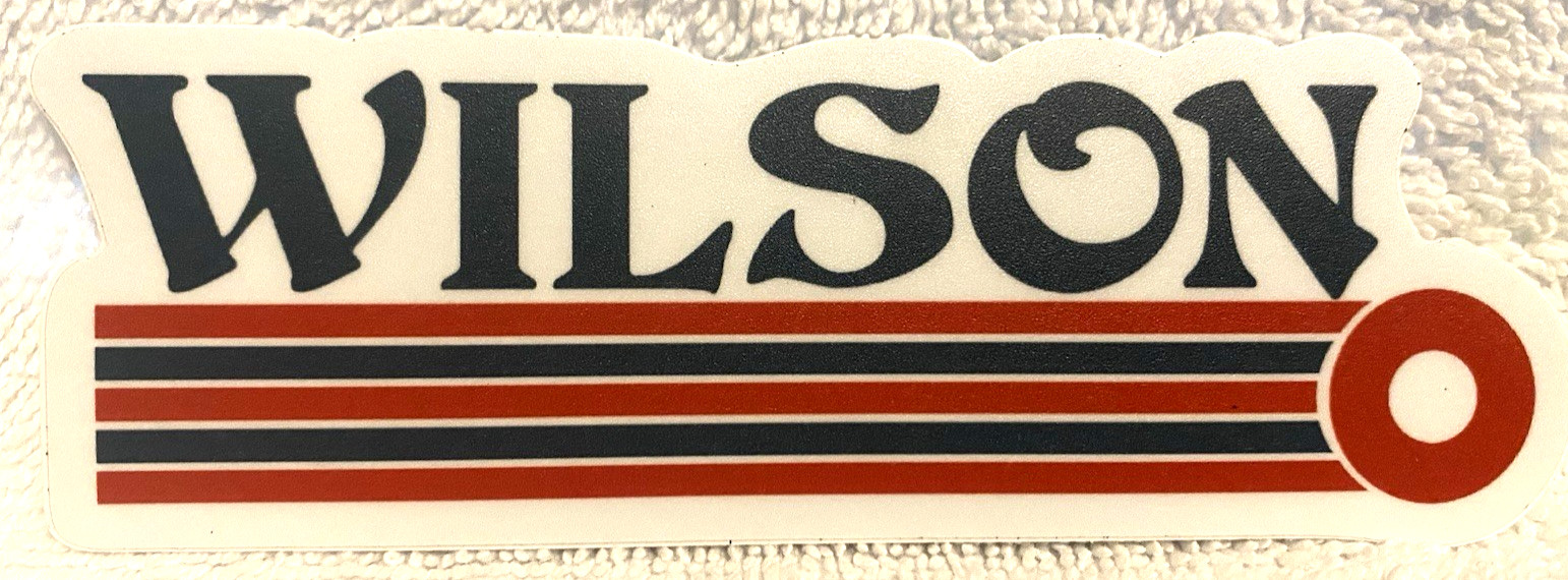 PHISH Wilson Sticker *NEW* 4-1/2" x 1-1/2"