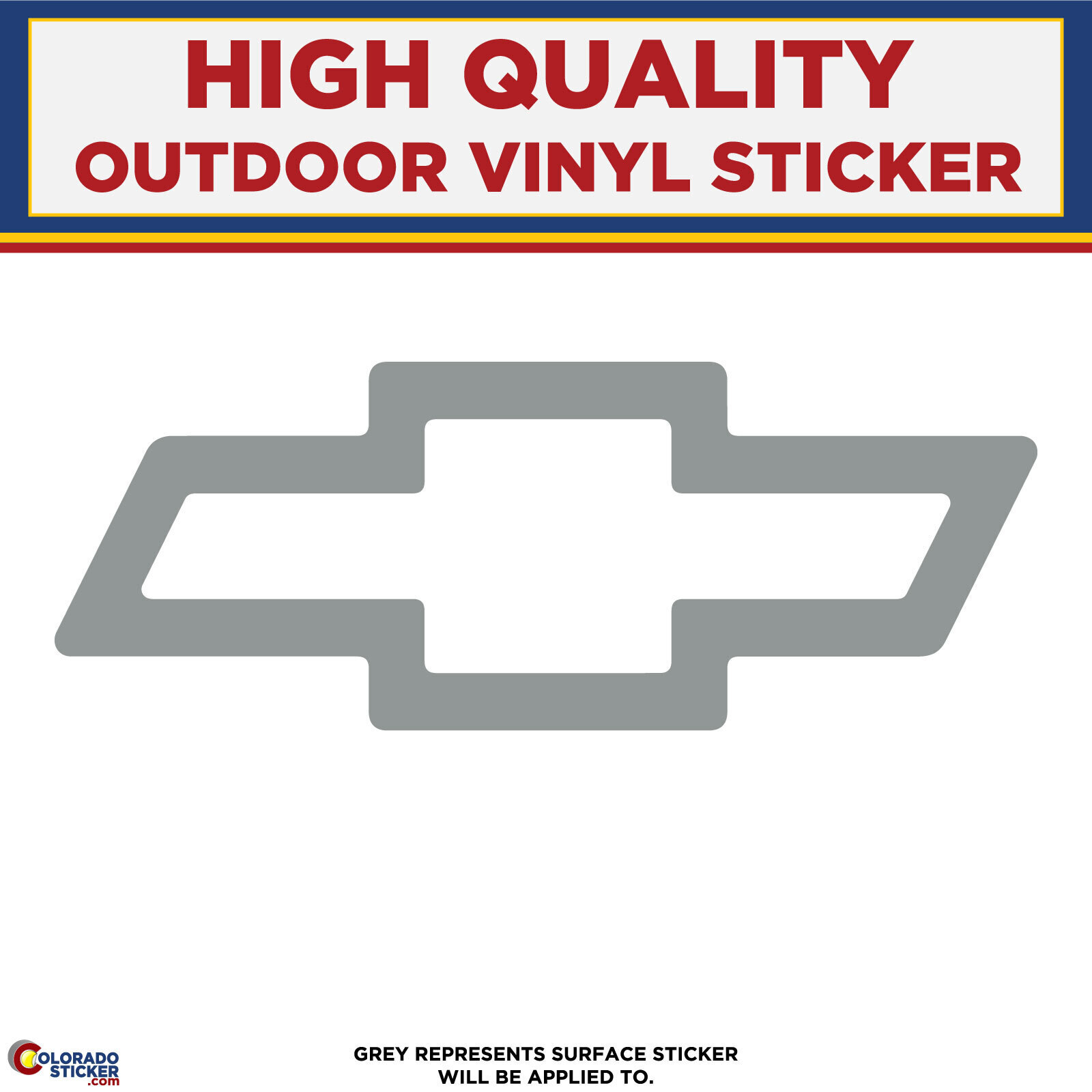 Chevy Logo, Die Cut High Quality Vinyl Stickers