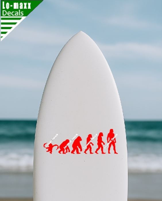 Evolution Of Barrel Of Monkeys Funny Ape To Man Vinyl Decal Sticker Art