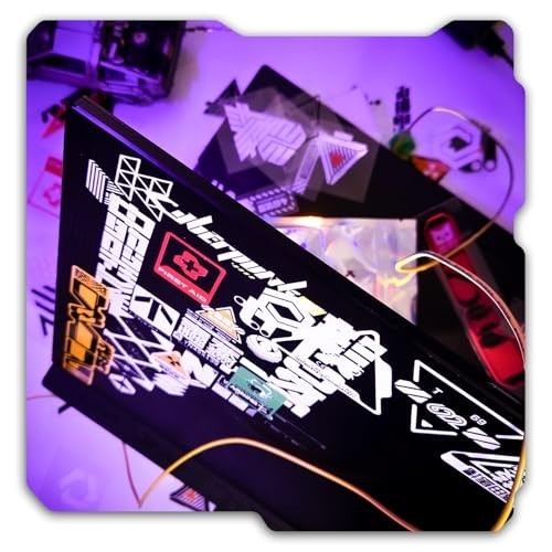 25pcs Cyberpunk Sticker Set – Waterproof Futuristic Decals for Car, Laptop, Bump