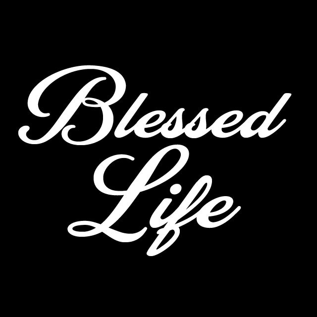 BLESSED LIFE Vinyl Decal Sticker Car Truck SUV Window