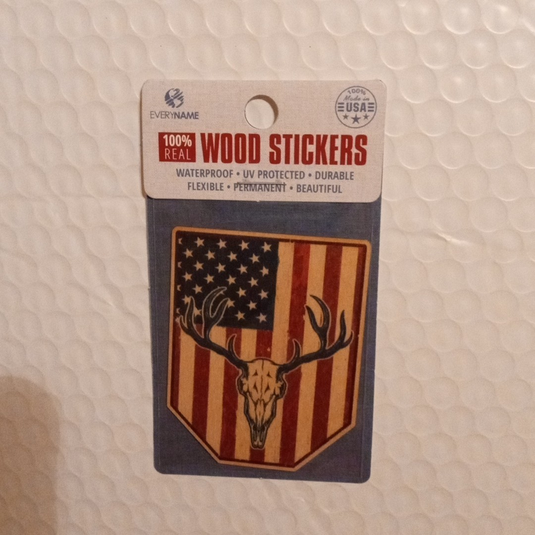 Flexible Wood Sticker Adheres To Flat Or Curved Smooth Surface Waterproof