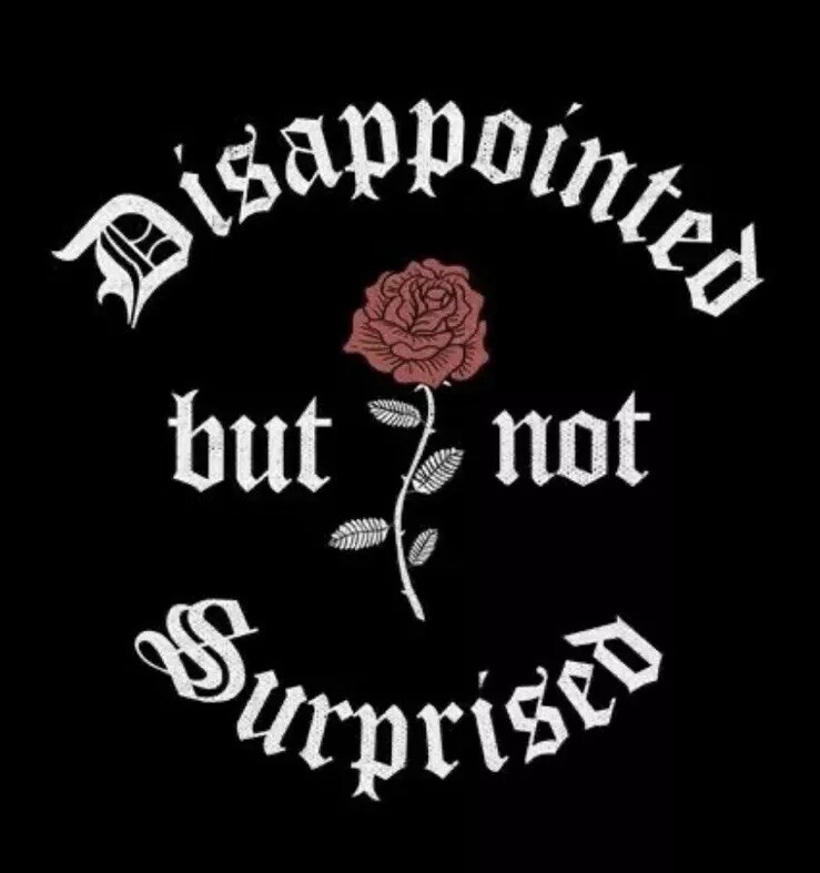 Disappointed Sticker